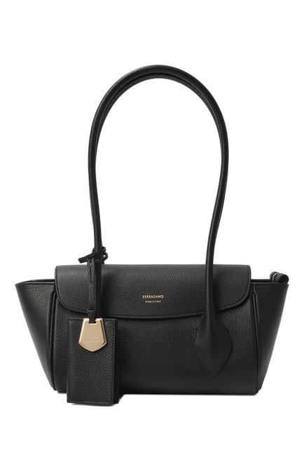 Женская сумка east-west small FERRAGAMO черного цвета, арт. 218953/773169 | Фото 1 (Размер: small; Драгоценные камни: Проставлено; Материал сплава: Проставлено; Материал: Натуральная кожа)