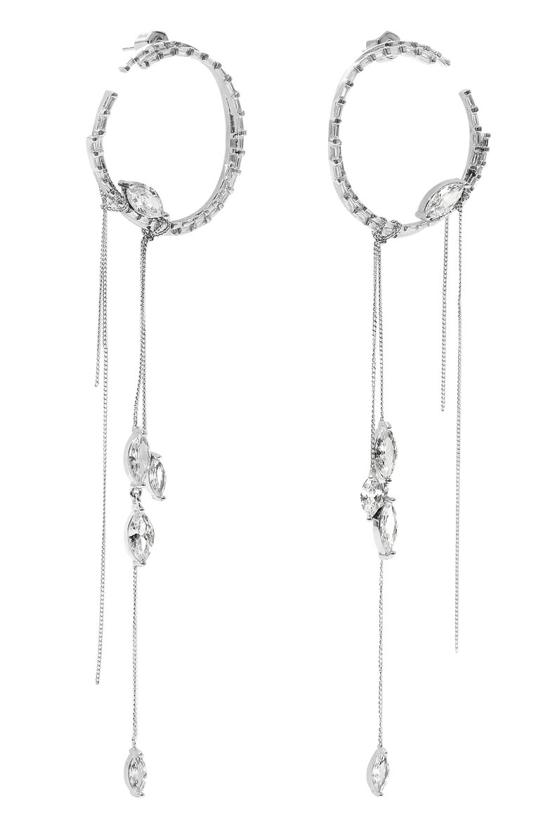Женские серьги crush CAVIAR JEWELLERY серебряного цвета, арт. CR002 | Фото 3 (Материал: Металл; Региональные ограничения белый список (Axapta Mercury): Не проставлено; Нос: Не проставлено)