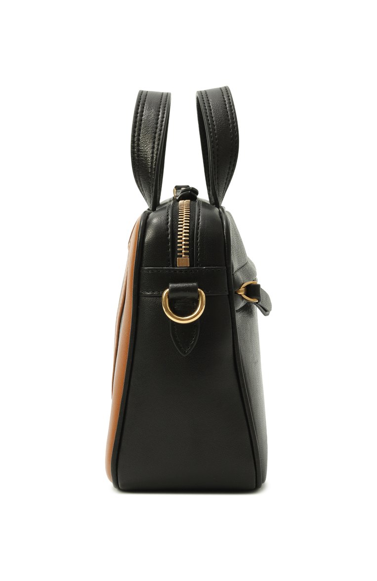Женская сумка viva superstar small VALENTINO черного цвета, арт. 6W0B0R73/PTJ | Фото 4 (Автоматизация состава: Проставлено; Ремень/цепочка: На ремешке; Автоматизация ТО: Проставлено; Размер: small; Материал: Натуральная кожа)