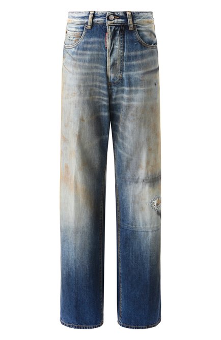 Женские джинсы DSQUARED2 голубого цвета, арт. S75LB1017/S30309 | Фото 1 (Драгоценные камни: Проставлено; Длина (брюки, джинсы): Удлиненные; Материал сплава: Проставлено)