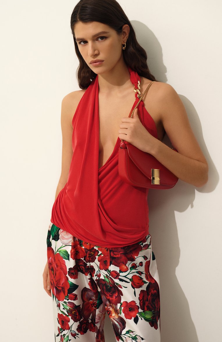 Женская сумка fiamma mini FERRAGAMO красного цвета, арт. 218951/775018 | Фото 8 (Материал: Натуральная кожа; Размер: mini; Ремень/цепочка: На ремешке; Автоматизация ТО: Проставлено; Автоматизация состава: Проставлено)
