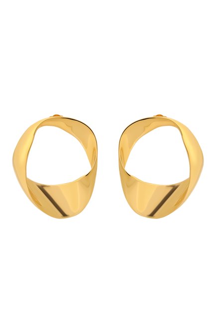 Женские серьги BONVO золотого цвета, арт. PAULA EARRINGS | Фото 1 (Региональные ограничения белый список (Axapta Mercury): Не проставлено; Нос: Не проставлено)