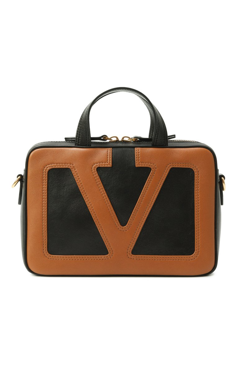 Женская сумка viva superstar small VALENTINO черного цвета, арт. 6W0B0R73/PTJ | Фото 1 (Автоматизация состава: Проставлено; Ремень/цепочка: На ремешке; Автоматизация ТО: Проставлено; Размер: small; Материал: Натуральная кожа)