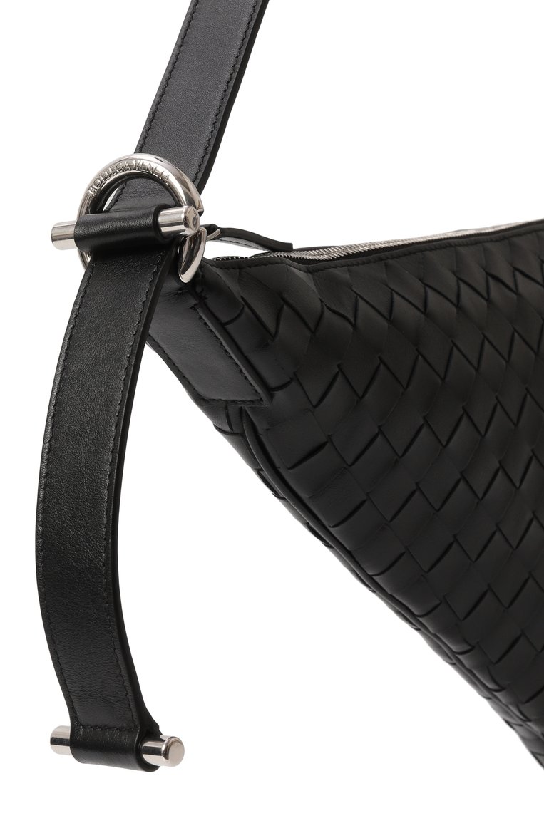 Мужская сумка virgule BOTTEGA VENETA черного цвета, арт. 743574/V2HL1 | Фото 3 (Материал: Натуральная кожа; Размер: large)