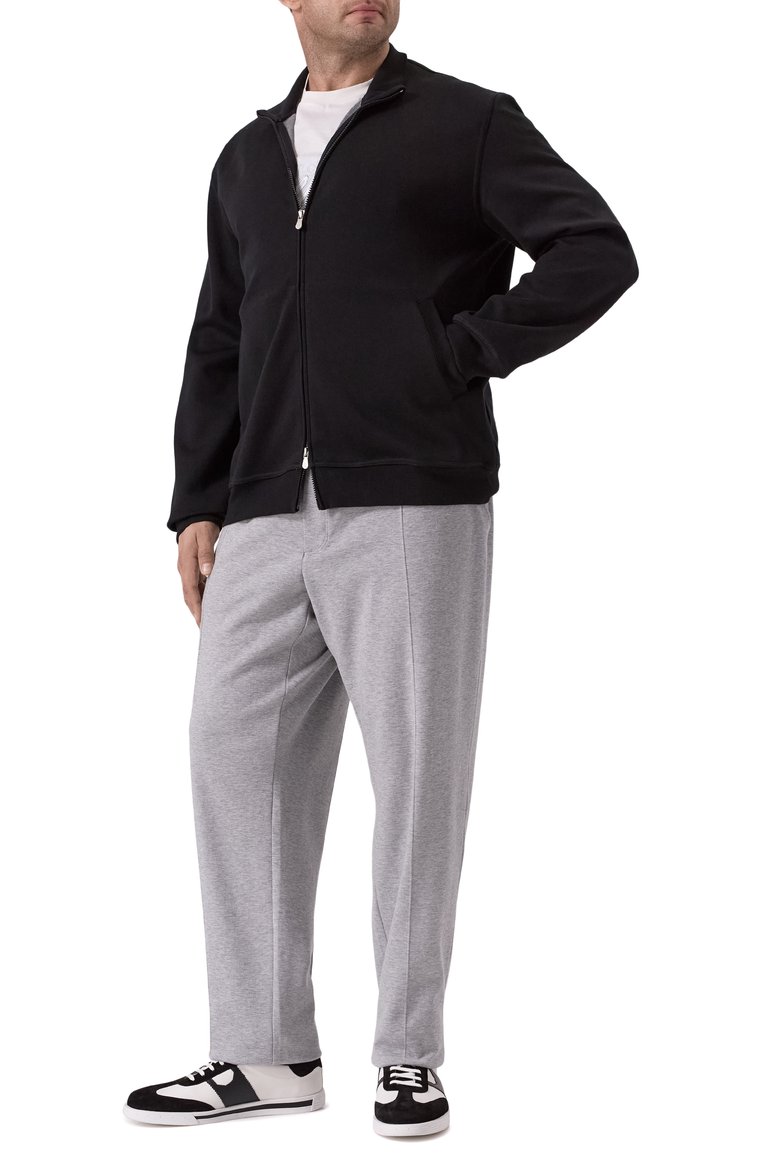 Толстовка из хлопка и кашемира BRUNELLO CUCINELLI, арт. MM8319089G, фото 1